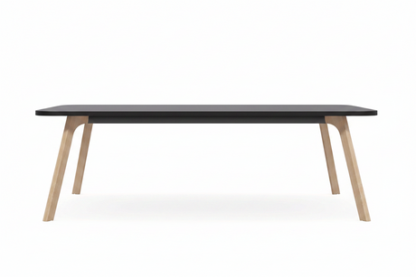 DD Toro Boardroom Table with Woodgrain Legs