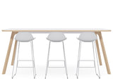 DD Toro White Base High Table
