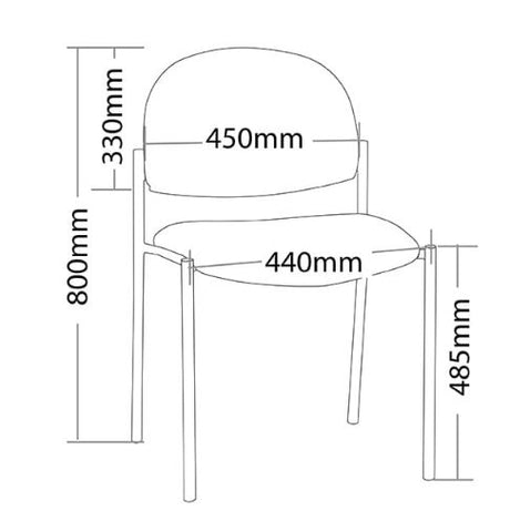 ST Vera Round Back Hospital & Age Care Chair with Arms