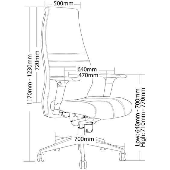 ST Venti High Back Ergonomic Executive Chair