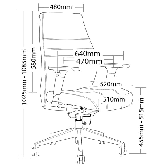 ST Venti High Back Ergonomic Executive Chair