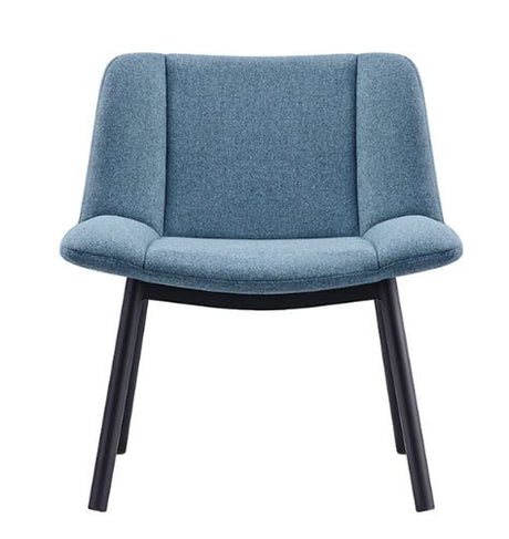 ST Vero Fabric Upholstered Breakout Chair- Black