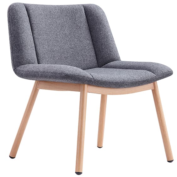 ST Vero Metal Legs Fully Upholstered Breakout Chair