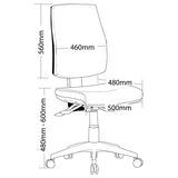 ST Virgo Fabric High Back Ergonomic Task Chair