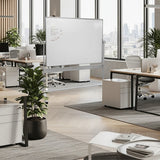 VC EverWrite Porcelain Reversable Mobile Whiteboard