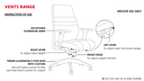ST Venti Medium Back Ergonomic Executive Chair