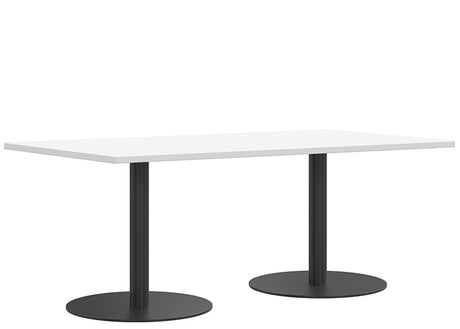 DD Verse Double Legs Meeting Table – Polished Steel