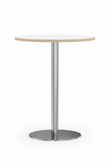 DD Verse Chrome Base Round Bar Table