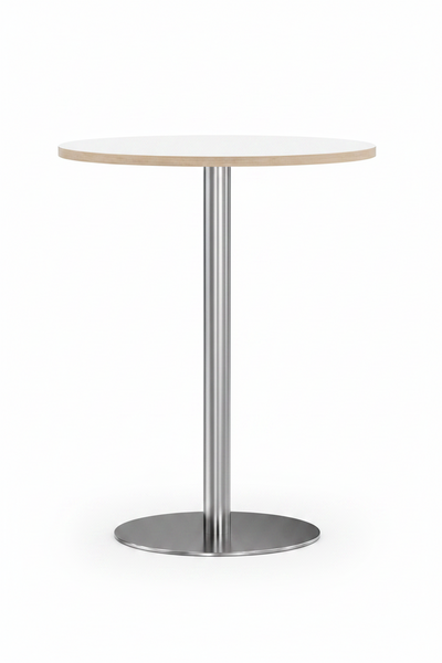 DD Verse Chrome Base Round Bar Table