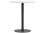 DD Verse Black Metal Leg Round Bar Table