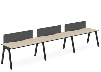 DD Vista Single Sided Workstation For 3 Person with Sonic Screen