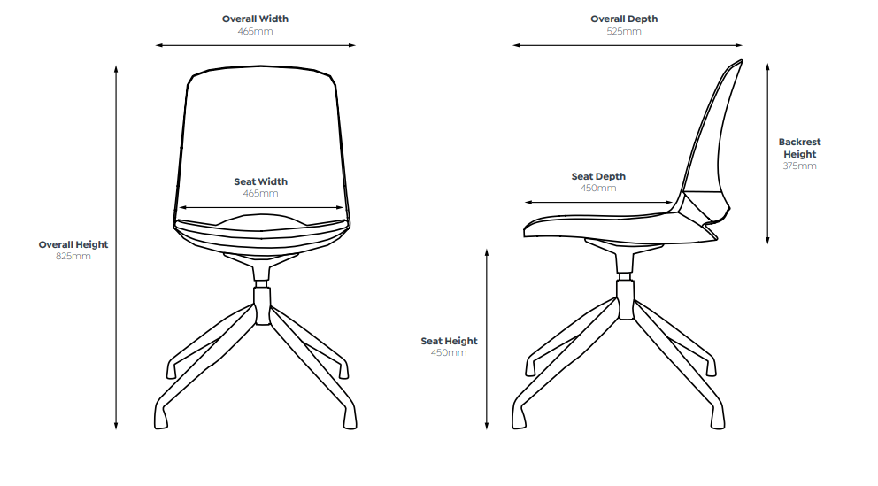 OL Vista Pivot Fully Upholstered Swivel Chair