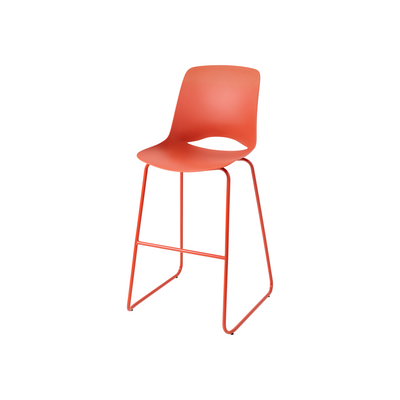 OL Vista Rise Sled Base Hospitality High Chair