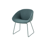 OL Vista Fabric Upholstered Sled Base Tub Chair