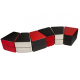 MA Slice Fabric Upholstered Ottoman