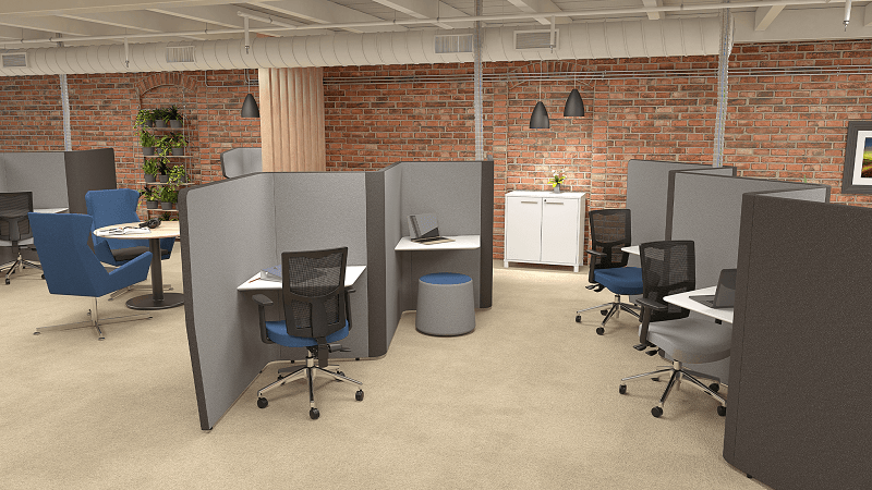 OL Motion Wave 6 Work Pods