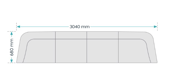 OL Willow Fabric Upholstered Reception Area Sofa with Arms