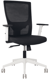 YS Astro High Back Mesh Back Office Chair with White Frame