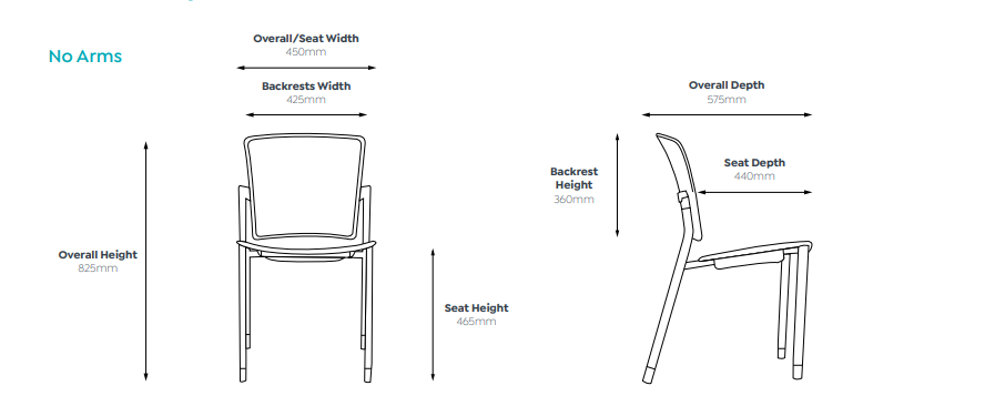 OL Padded Zipp Fabric Upholstered Hospitality Stackable Chair