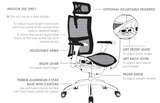 ST Zodiac High Back Aluminium Base Executive Chair