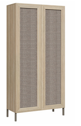 DD Zovan Rattan Door Cupboard 1800 High