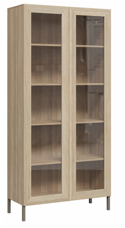 DD Zovan Glass Door Cupboard 1800 High