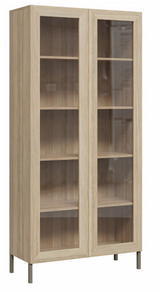 DD Zovan Glass Door Cupboard 1800 High