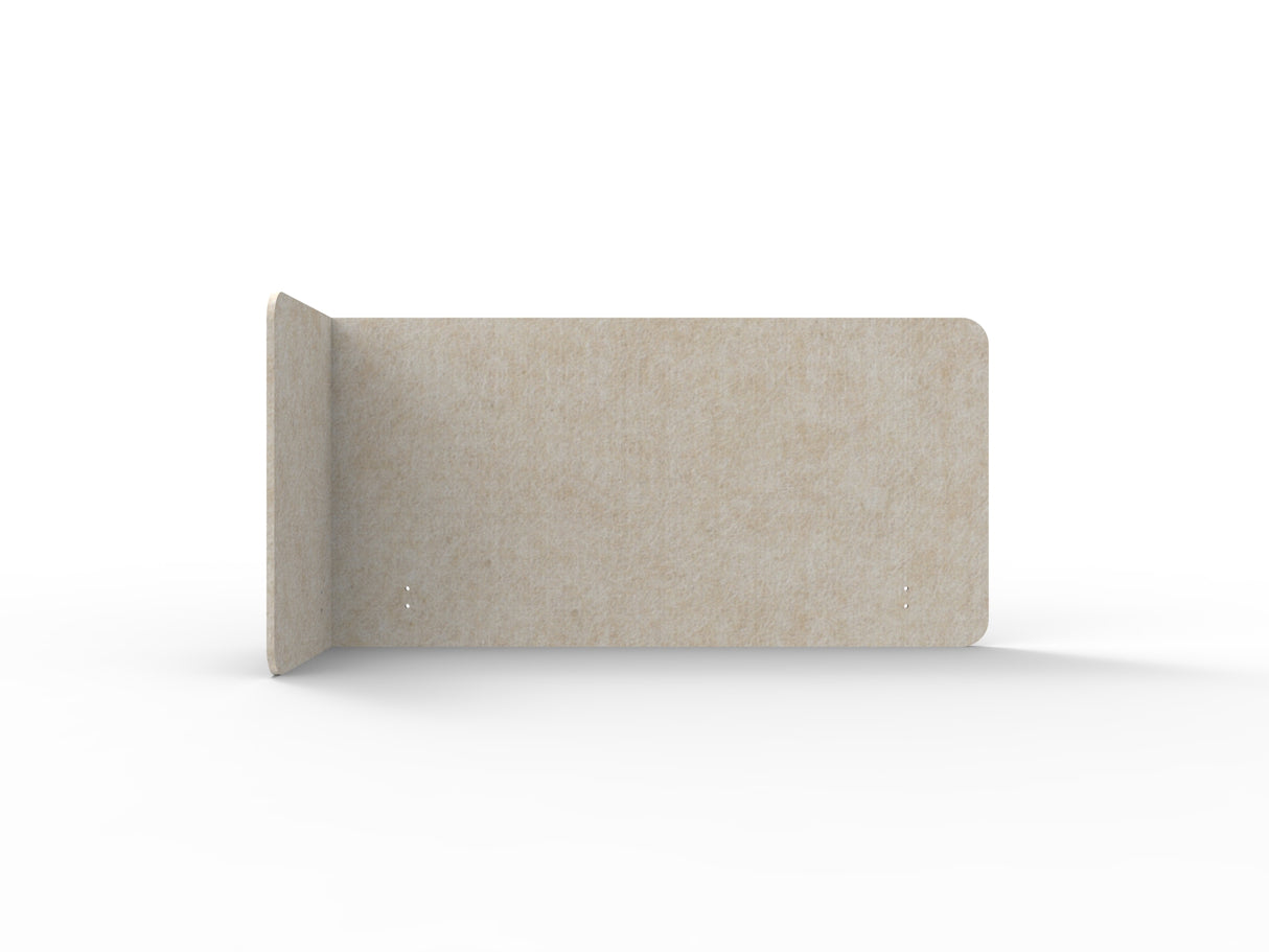 RL Acouline  Quarter Left End Wrap Screen for Workstation