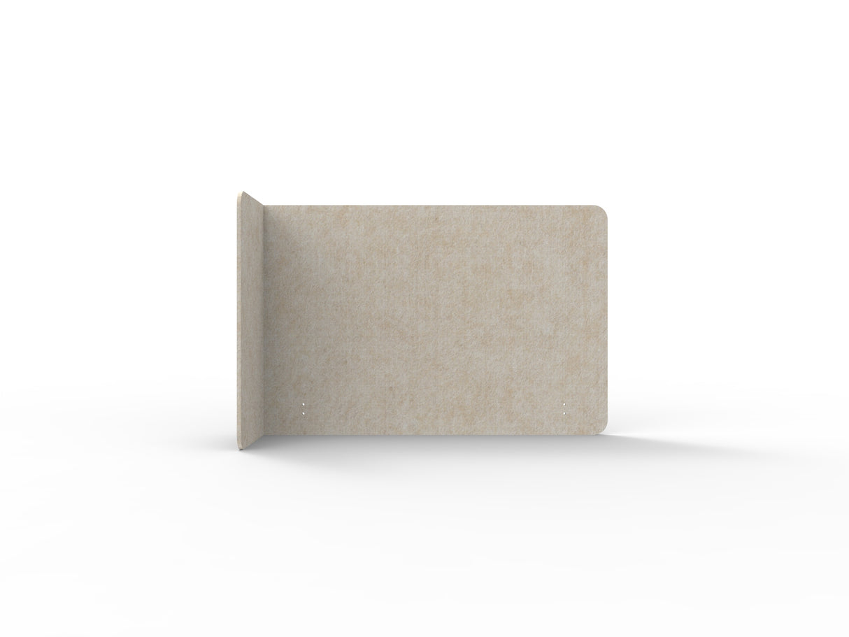 RL Acouline  Quarter Left End Wrap Screen for Workstation