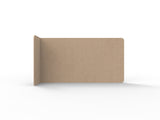 RL Acouline  Quarter Left End Wrap Screen for Workstation