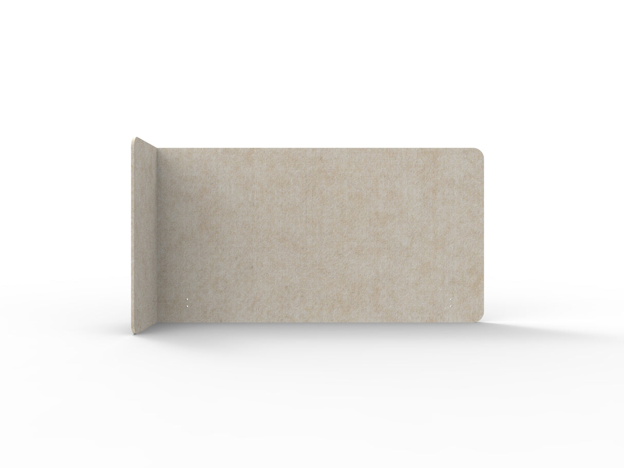 RL Acouline  Quarter Left End Wrap Screen for Workstation