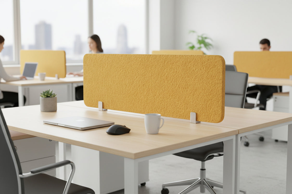 RL Acouline Desk Mounted Screen - 12mm Thick