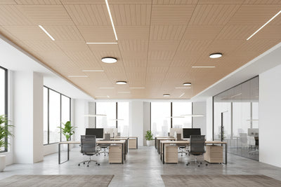 RL Acouline V Groove Ascend Core Square Hanging Ceiling Panels