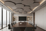 RL Acouline V Groove Halo Round Hanging Ceiling Panels