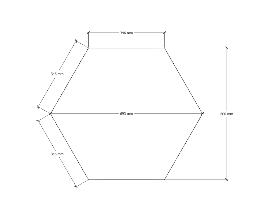 RL Acouline QuickMount Hive Hexagonal Wall Tiles Panels