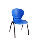 MA Anne Polypropylene Seat and Back Metal Legs Stacking Education Chair