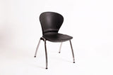 MA Anne Polypropylene Seat and Back Metal Legs Stacking Education Chair