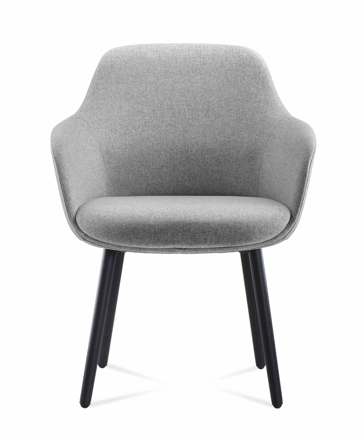 RL Aspen Fabric Upholstered 4 Metal Leg Visitor Tub Chair
