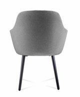 RL Aspen Fabric Upholstered 4 Metal Leg Visitor Tub Chair