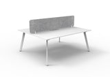 RL Eternity Double Sided Workstation with Grey Eco Panel Screen