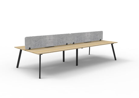 RL Eternity Double Sided Workstation with Grey Eco Panel Screen
