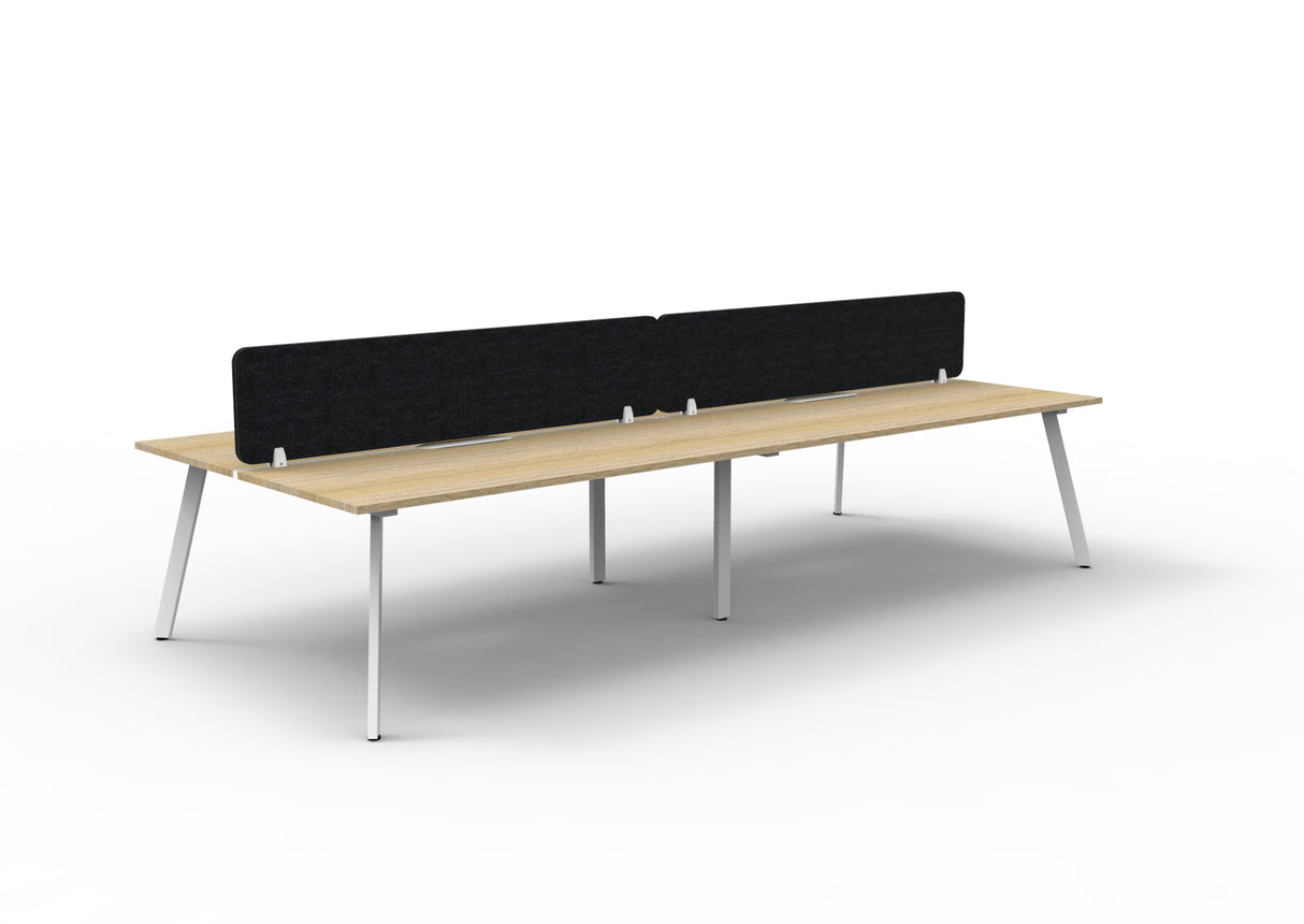 RL Eternity Double Sided Workstation with Black Eco Panel Screen
