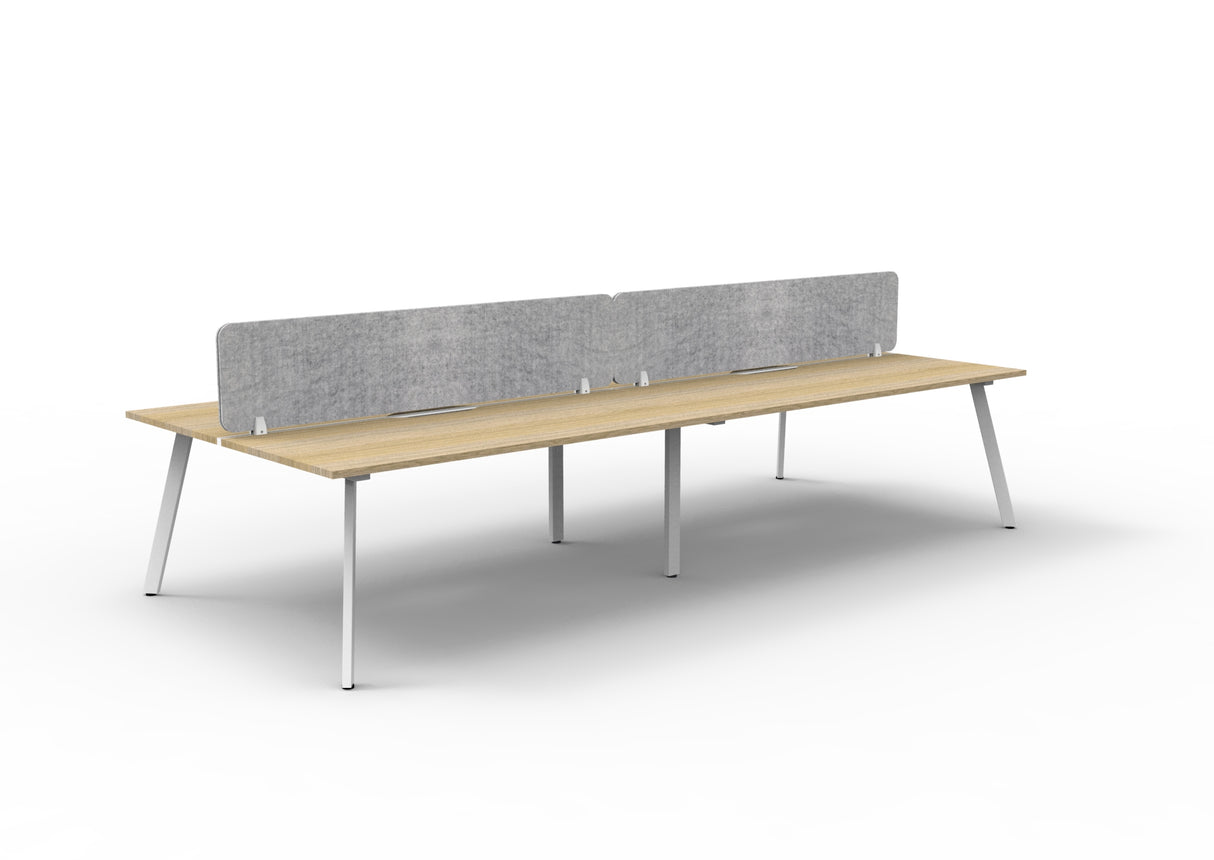 RL Eternity Double Sided Workstation with Grey Eco Panel Screen