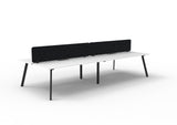 RL Eternity Double Sided Workstation with Black Eco Panel Screen