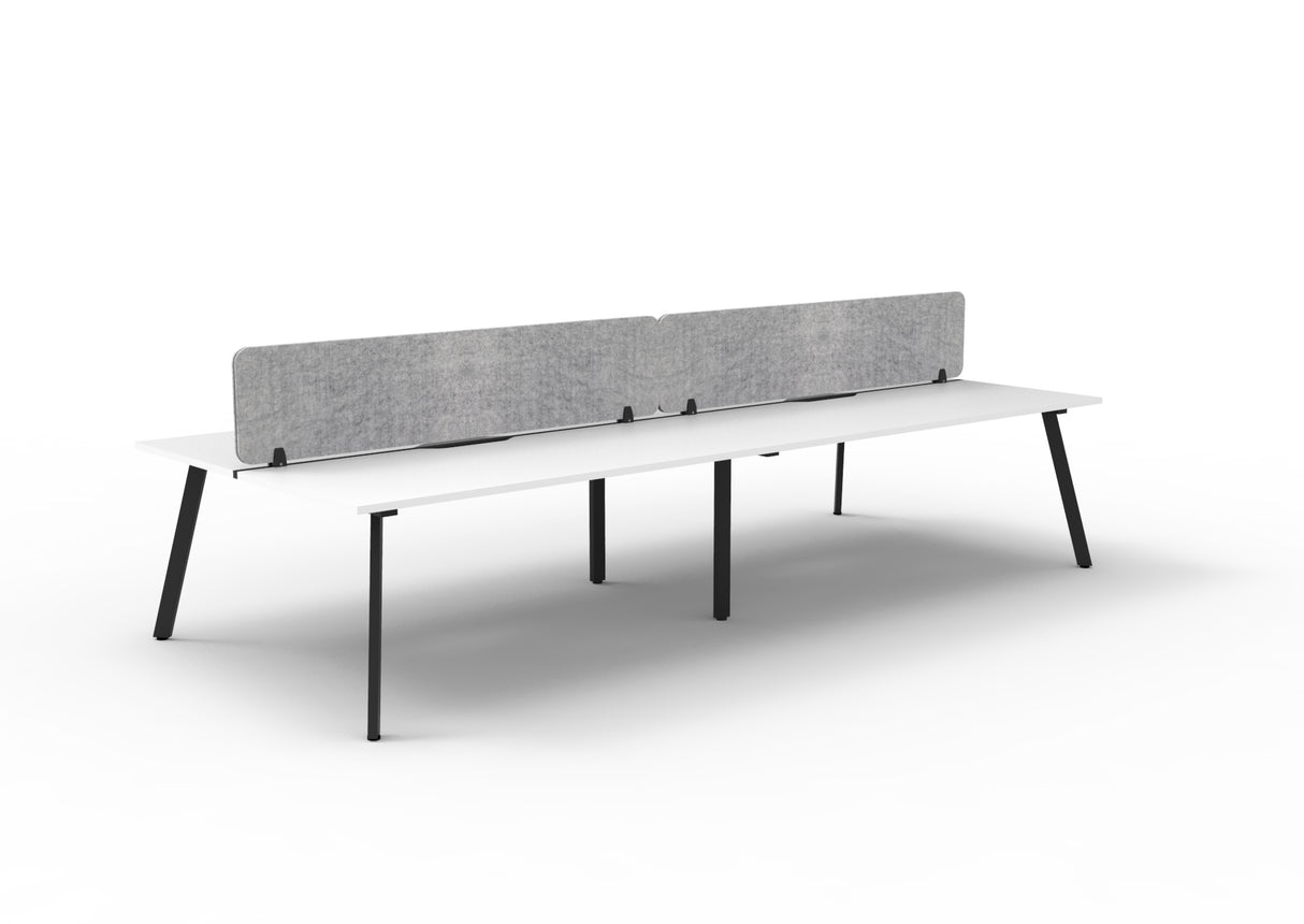 RL Eternity Double Sided Workstation with Grey Eco Panel Screen