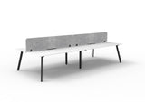 RL Eternity Double Sided Workstation with Grey Eco Panel Screen