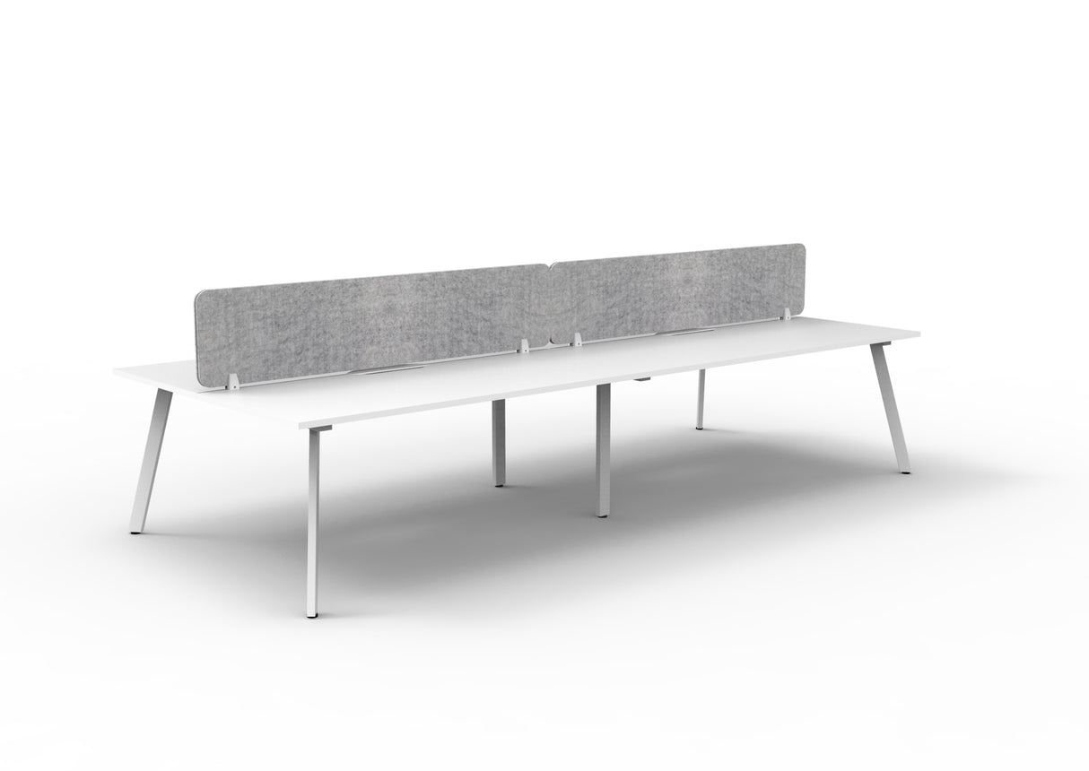 RL Eternity Double Sided Workstation with Grey Eco Panel Screen