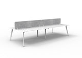 RL Eternity Double Sided Workstation with Grey Eco Panel Screen