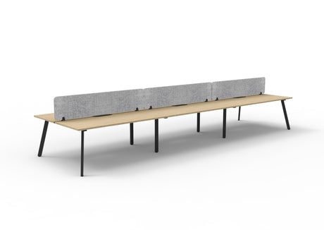 RL Eternity Double Sided Workstation with Grey Eco Panel Screen