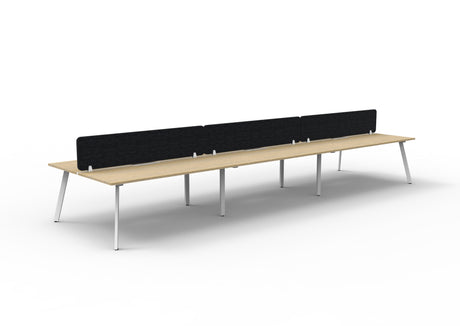 RL Eternity Double Sided Workstation with Black Eco Panel Screen